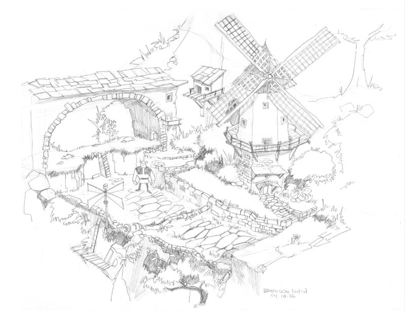 Illustration for article titled Here's Some Concept Art From A Shrek PS2 Game